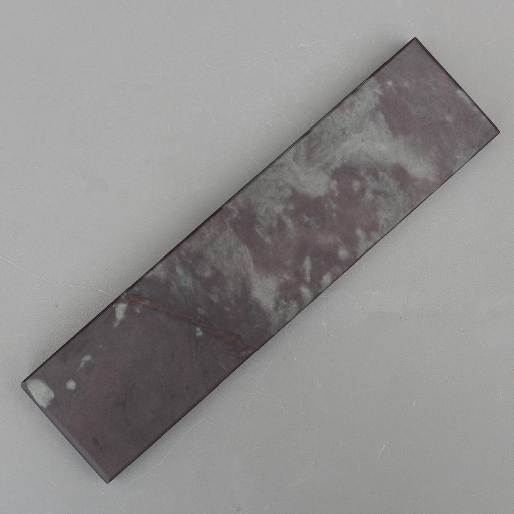 Natural 8 1/2'' Llyn Melynllyn Purple Green Slate Hone Sharpening Stone