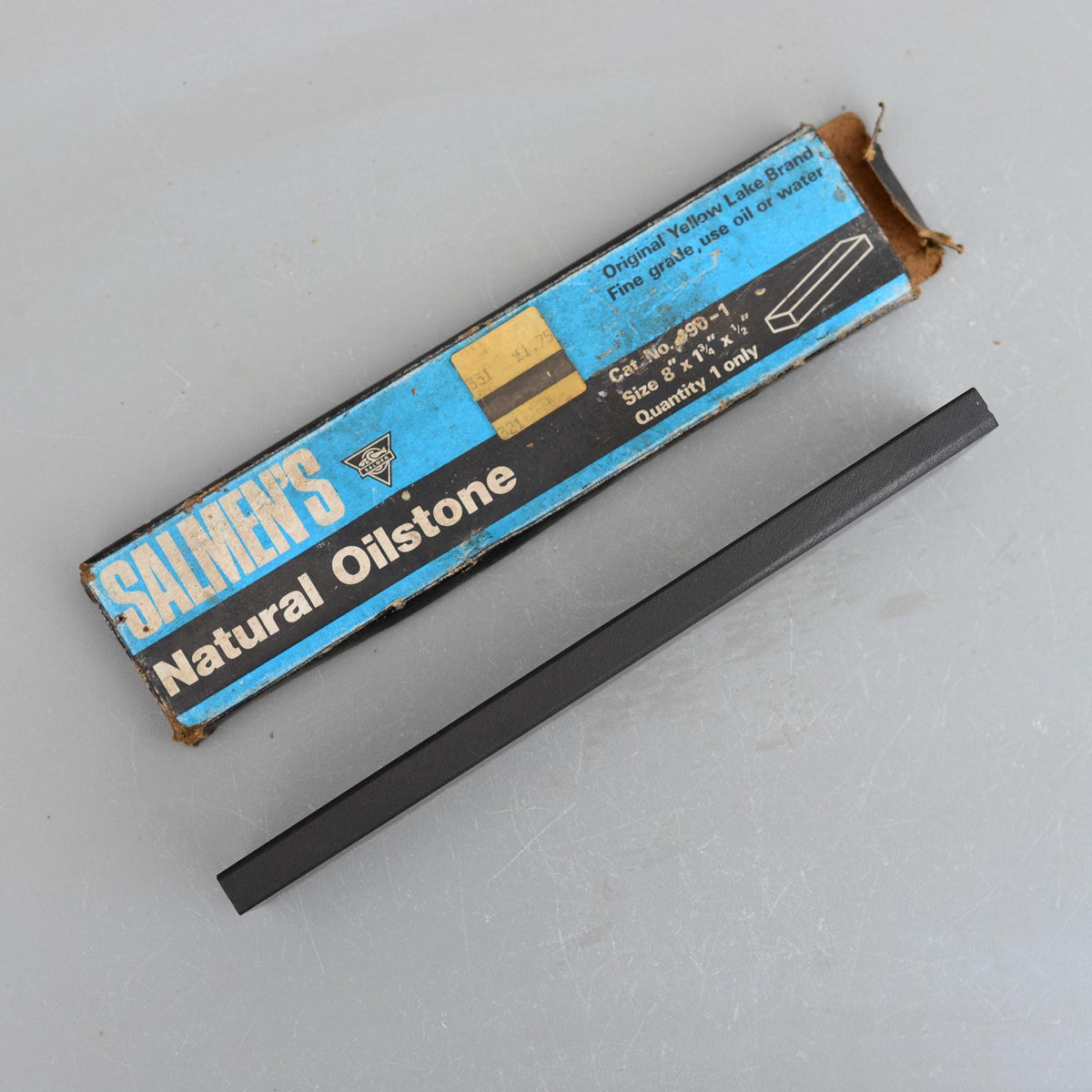 Salmen 8'' Natural Grey Yellow Lake Hone Sharpening Stone