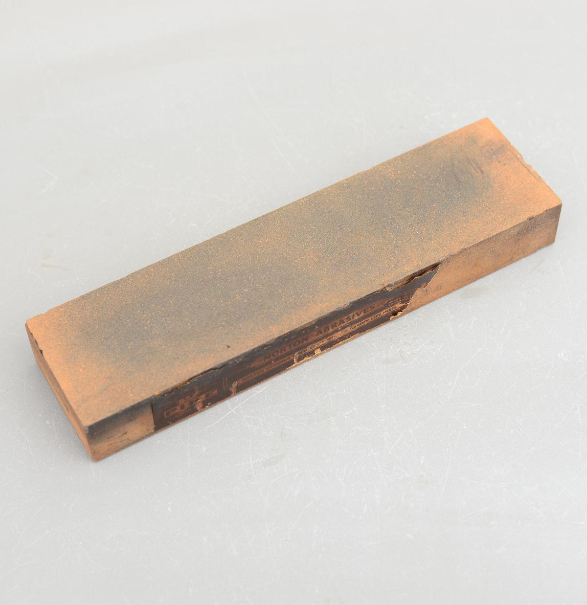 India 8'' Pike Norton Abrasives Medium Oilstone Sharpening Stone