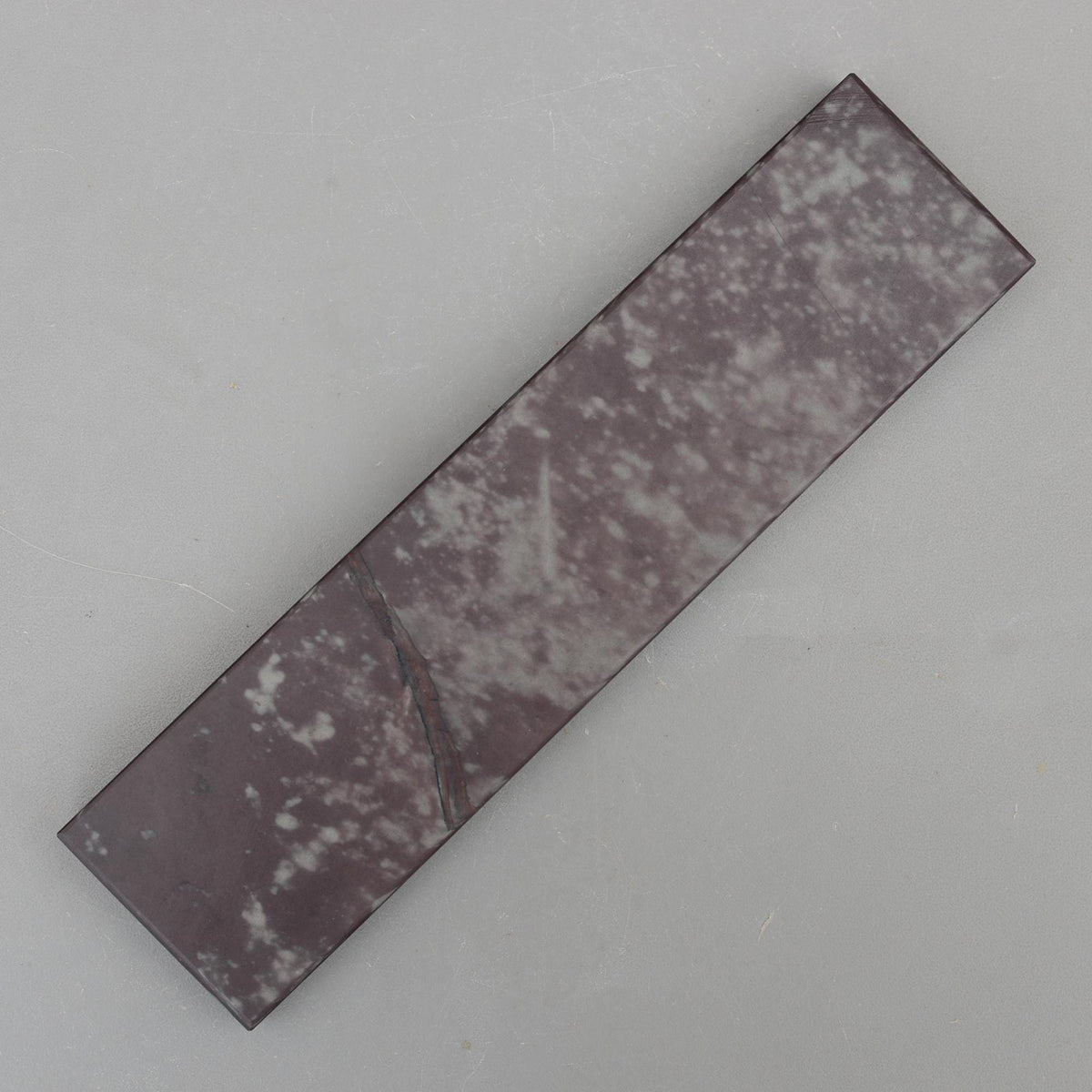 Natural 8 1/2'' Llyn Melynllyn Purple Green Slate Hone Sharpening Stone