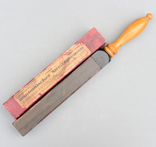 Ernst Leitz Bergmann Germany Natural Hone Razor Leather Strop Sharpening Stone
