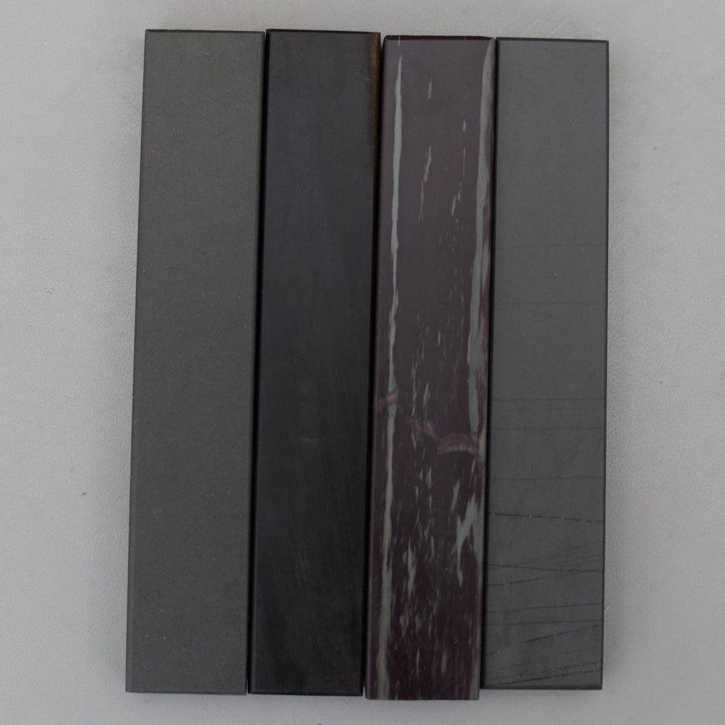 Set 4 Natural Welsh Fine Hone Sharpening Stones Slate Novaculite
