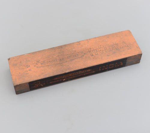 India Oilstone 8'' Pike Norton Abrasives Medium Sharpening Stone