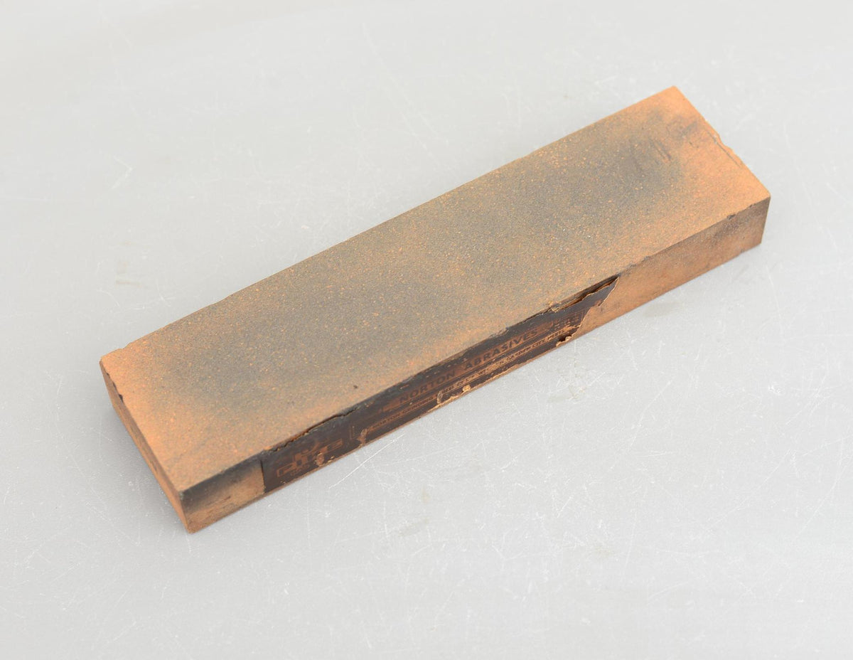 India 8'' Pike Norton Abrasives Medium Oilstone Sharpening Stone