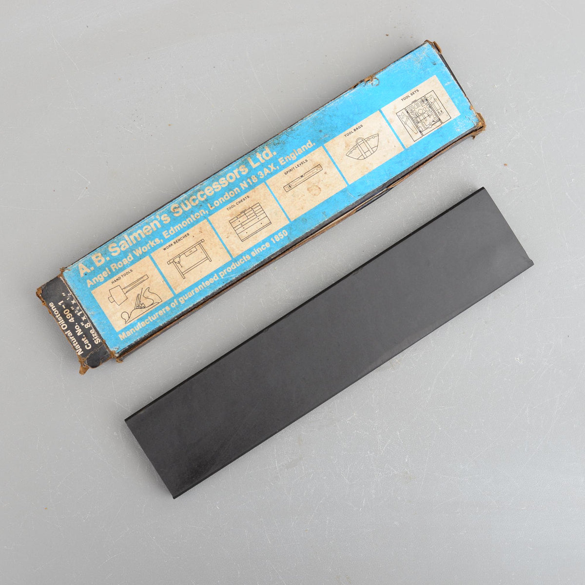 Salmen 8'' Natural Grey Yellow Lake Hone Sharpening Stone