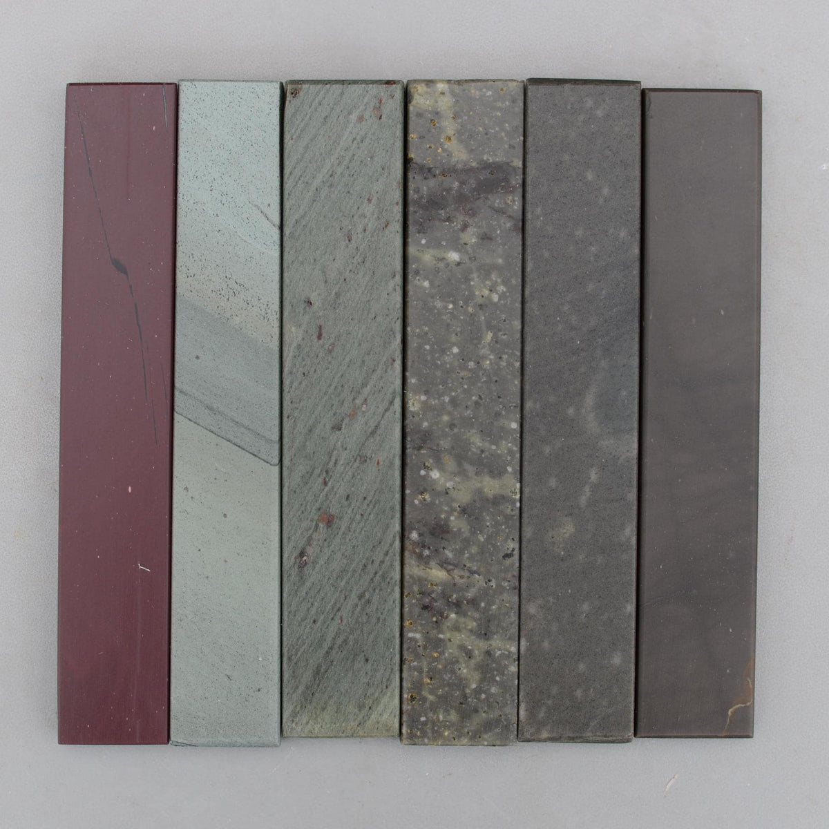 Set 6 Natural Fine Hone Sharpening Stones Glanrafon Llyn Melynllyn Charnley Forest