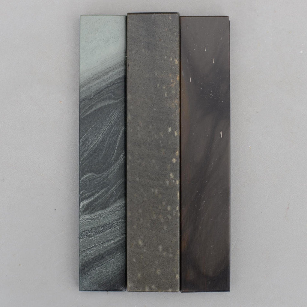 Set 3 Natural Welsh Fine Hone Sharpening Stones