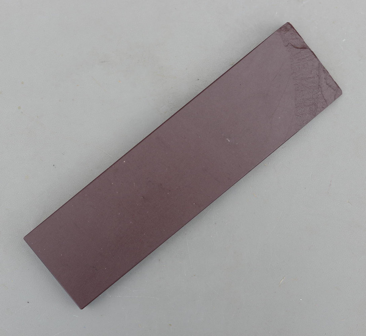 Natural 8'' Llyn Melynllyn Purple Slate Hone Sharpening Stone