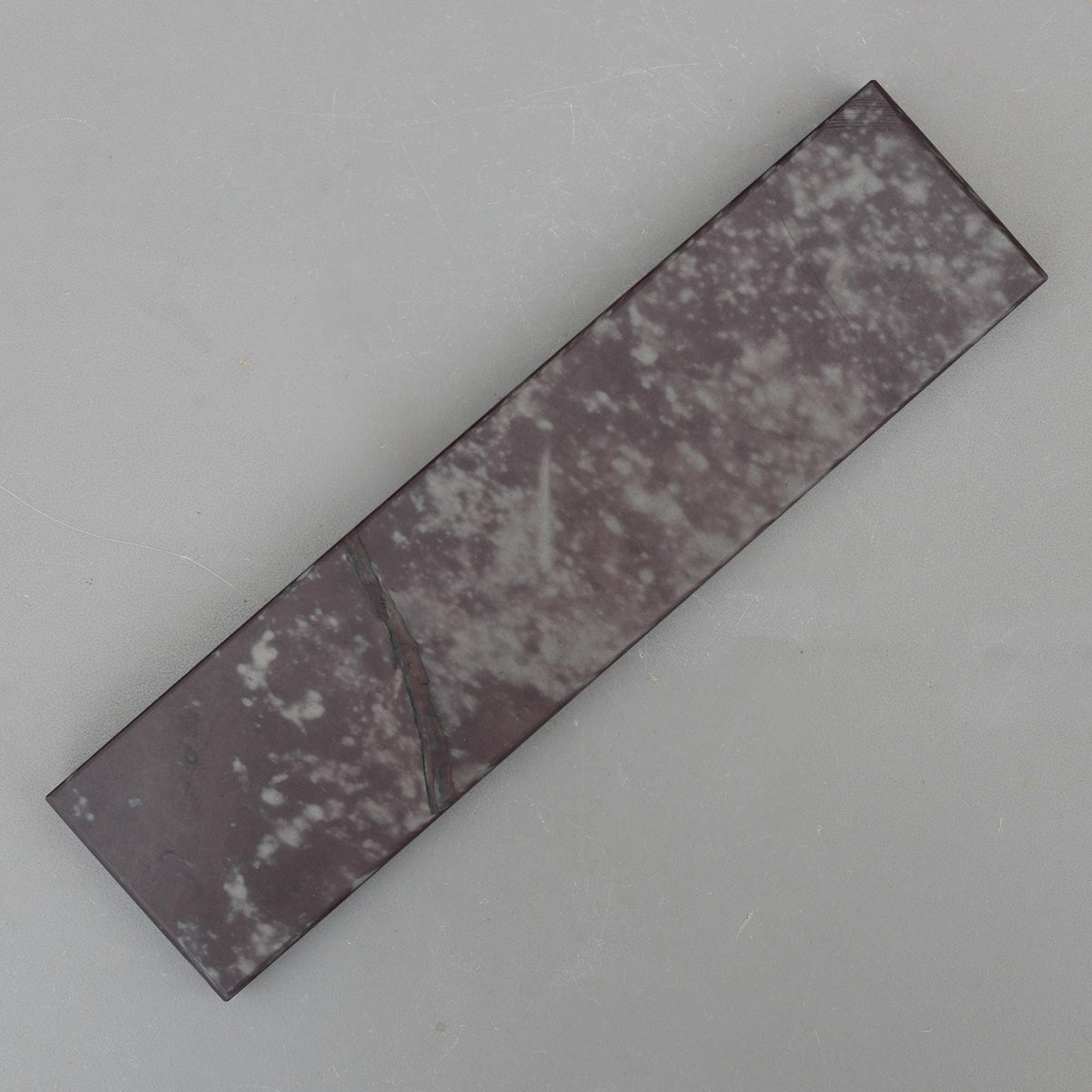 Natural 8 1/2'' Llyn Melynllyn Purple Green Slate Hone Sharpening Stone