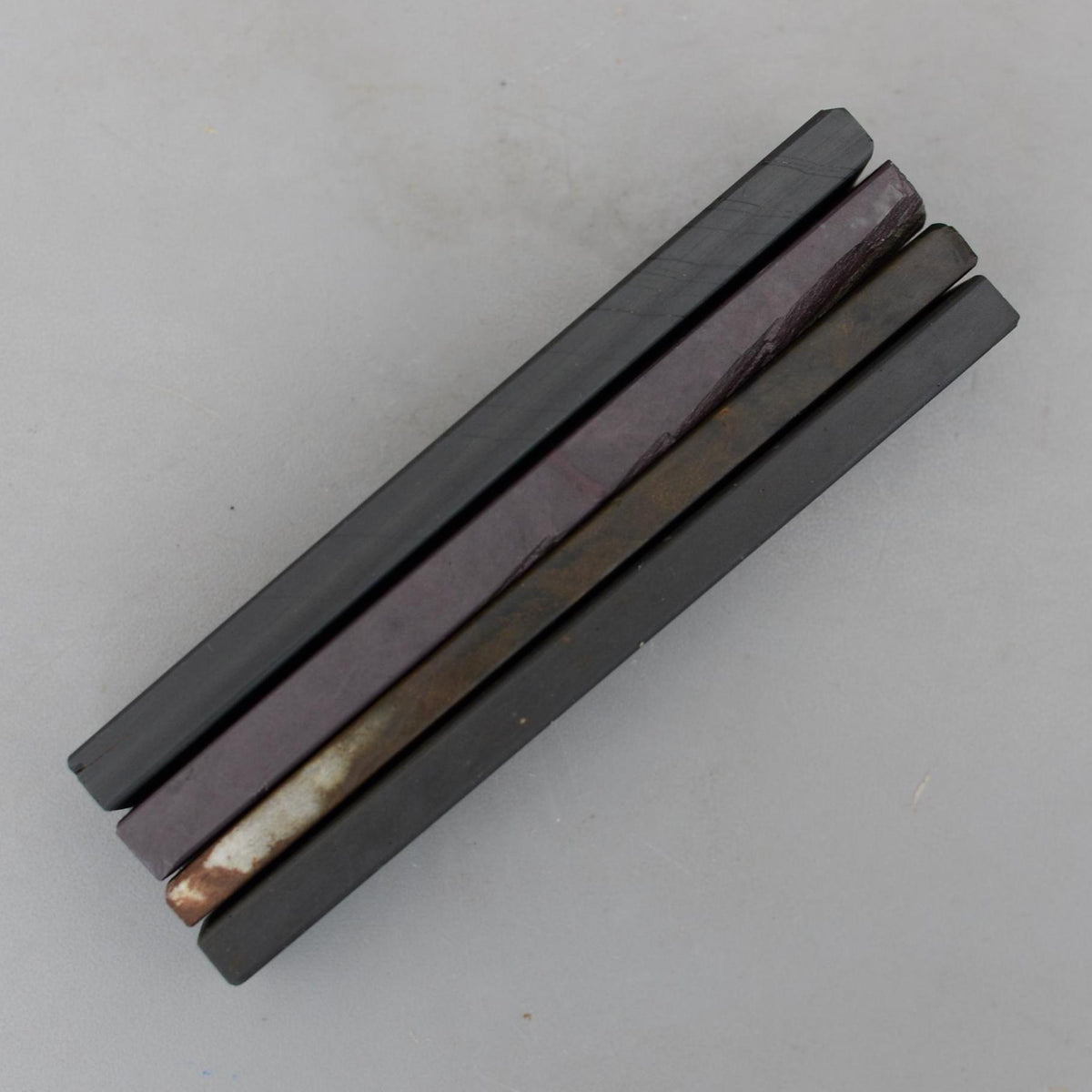 Set 4 Natural Welsh Fine Hone Sharpening Stones Slate Novaculite