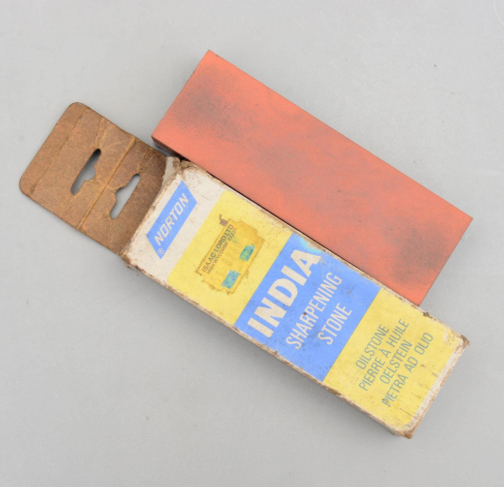 Norton India Bear Combination Oilstone IB6 Sharpening Stone