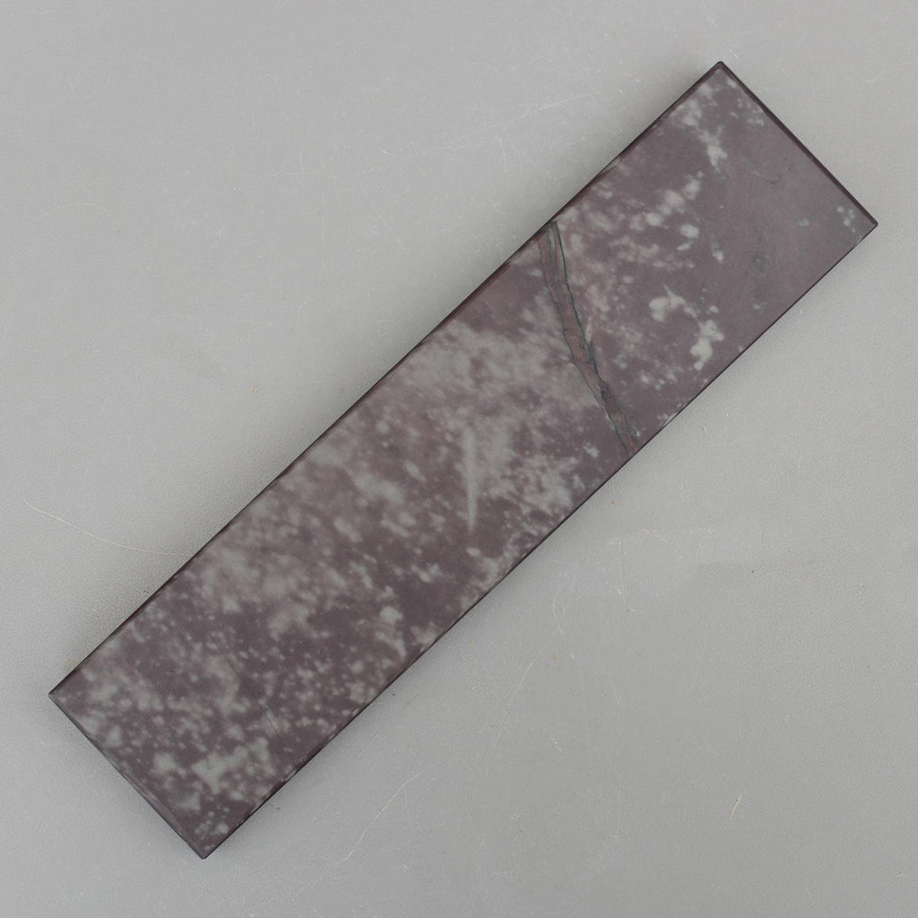Natural 8 1/2'' Llyn Melynllyn Purple Green Slate Hone Sharpening Stone