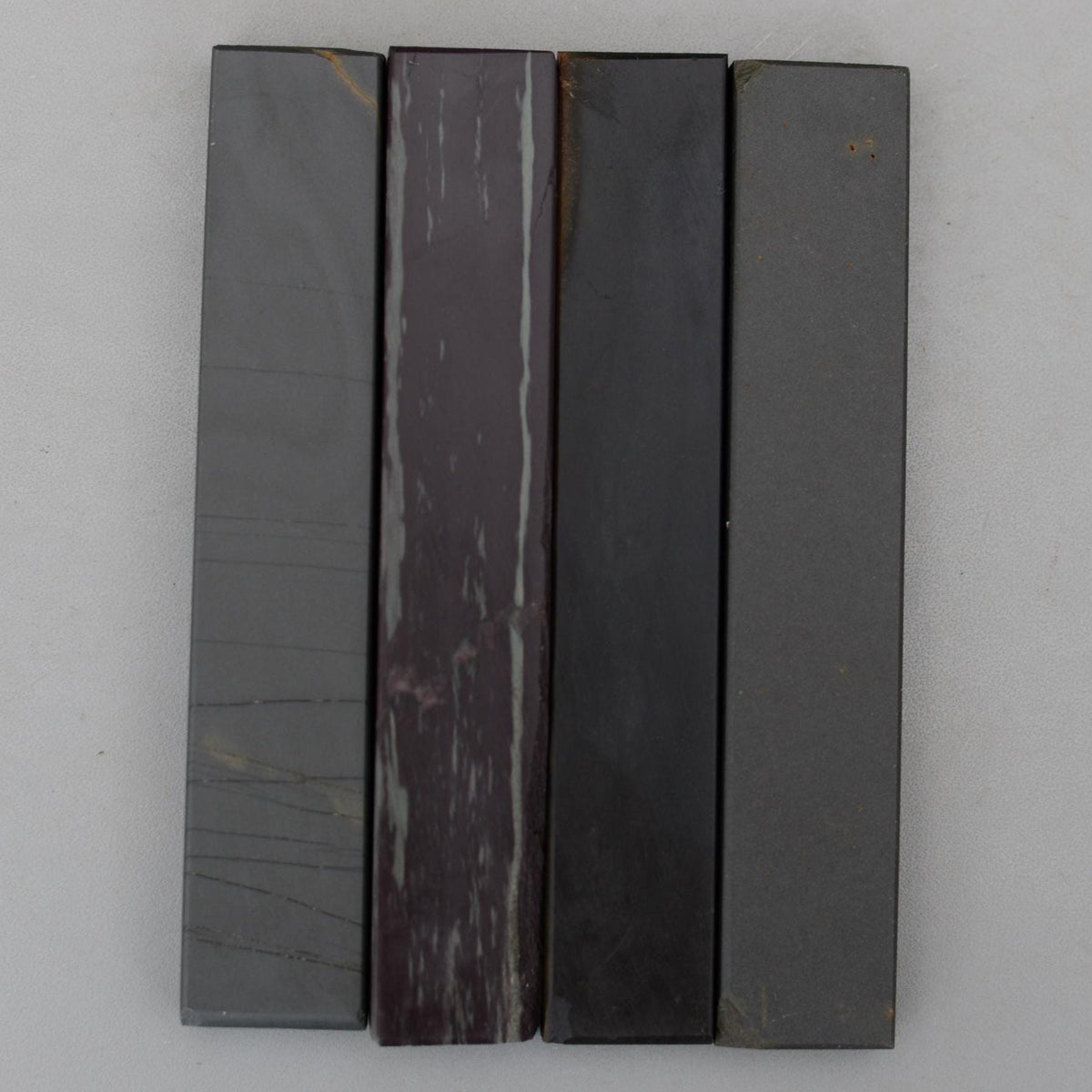 Set 4 Natural Welsh Fine Hone Sharpening Stones Slate Novaculite