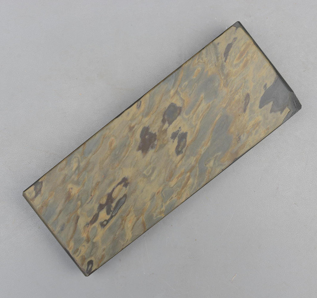 Natural 7'' Idwal ''Flame'' Welsh Novaculite Fine Hone Sharpening Stone