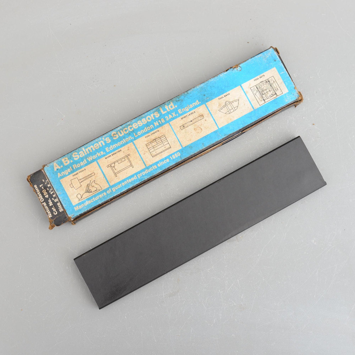 Salmen 8'' Natural Grey Yellow Lake Hone Sharpening Stone