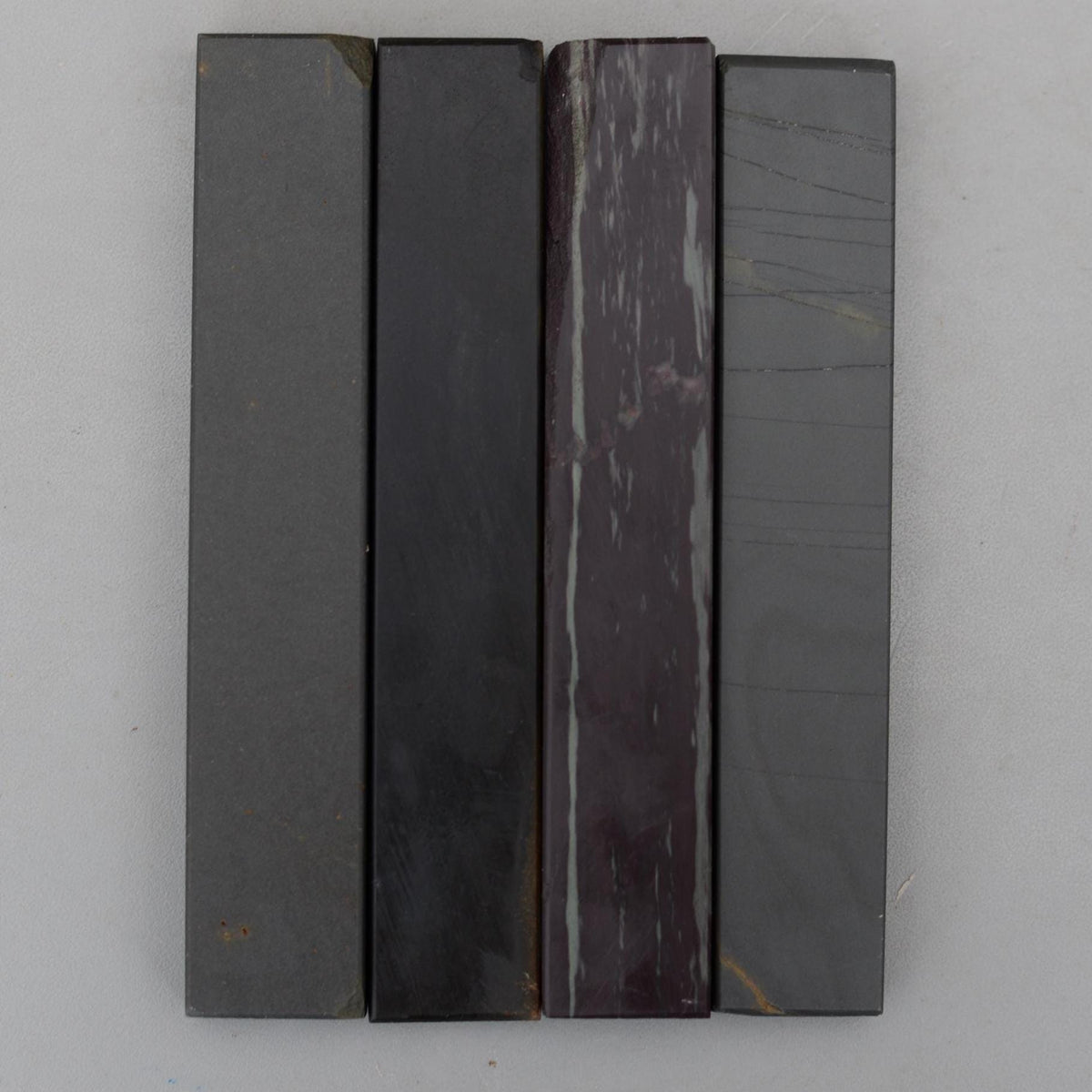 Set 4 Natural Welsh Fine Hone Sharpening Stones Slate Novaculite