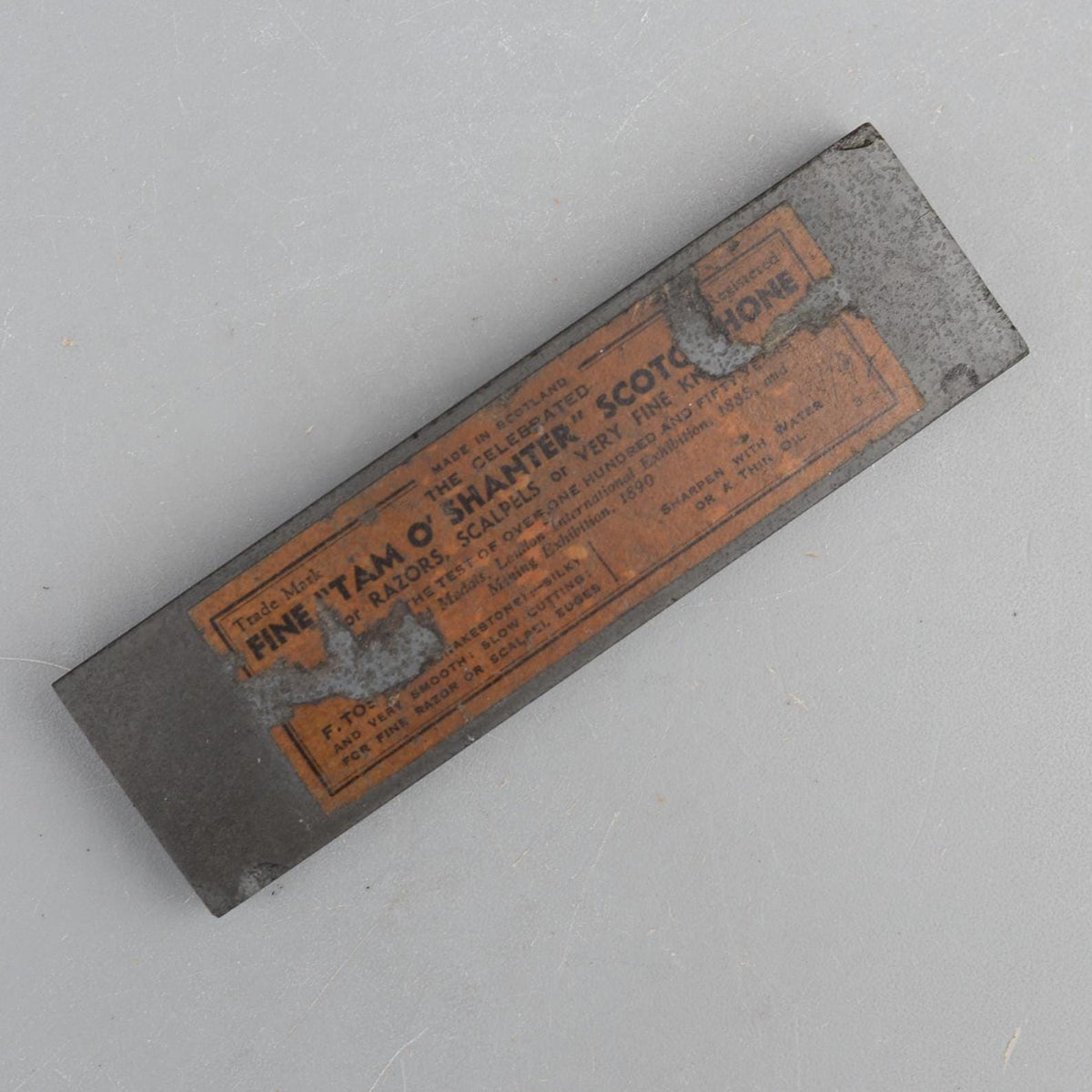 Natural Tam O Shanter Scotch Fine Hone Sharpening Stone
