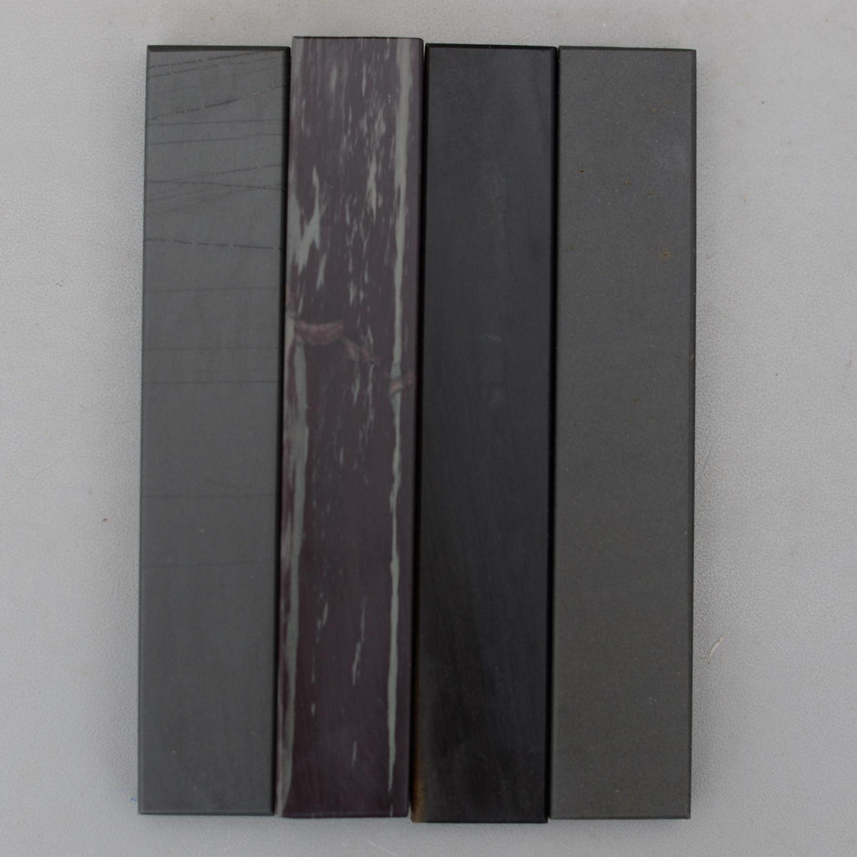 Set 4 Natural Welsh Fine Hone Sharpening Stones Slate Novaculite