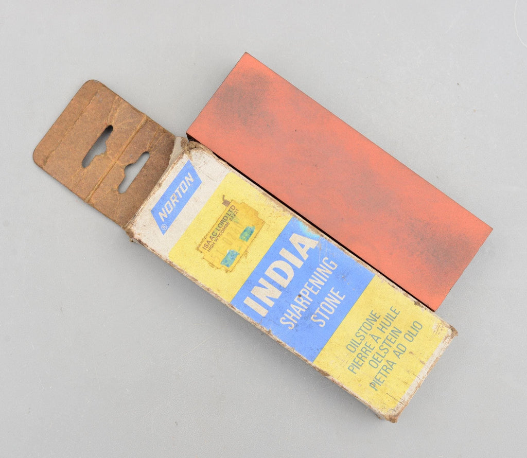 Norton India Bear Combination Oilstone IB6 Sharpening Stone