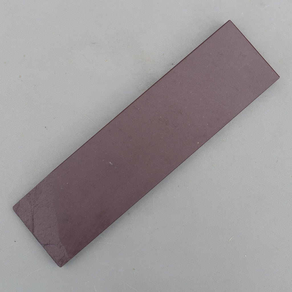 Natural 8'' Llyn Melynllyn Purple Slate Hone Sharpening Stone