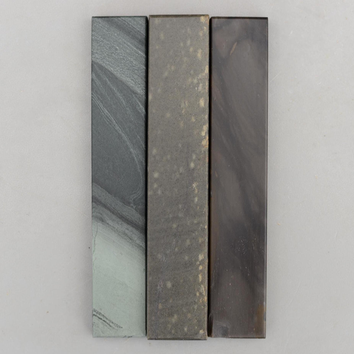 Set 3 Natural Welsh Fine Hone Sharpening Stones