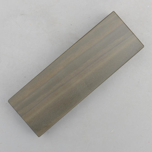 Pierre à aiguiser naturelle Idwal Welsh Novaculite, grain fin, 6 pouces, vert olive