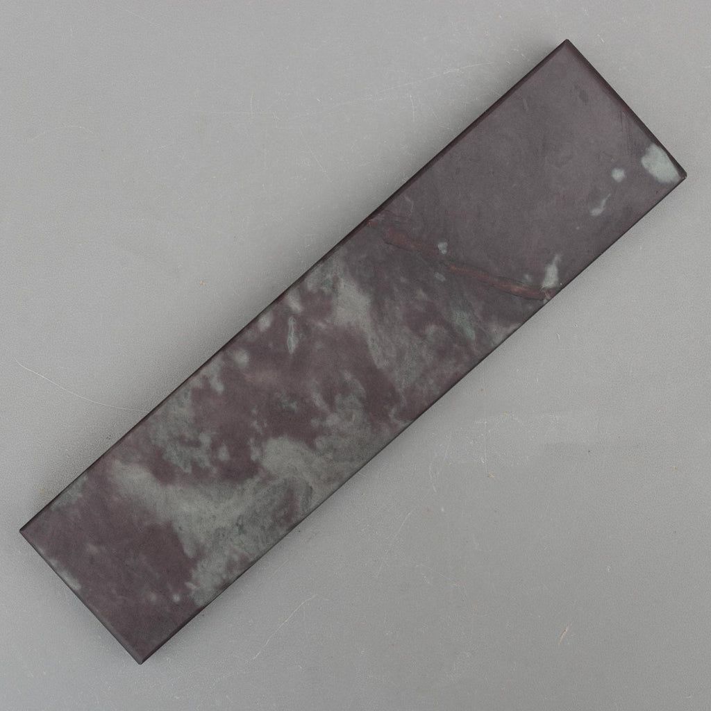 Natural 8 1/2'' Llyn Melynllyn Purple Green Slate Hone Sharpening Stone