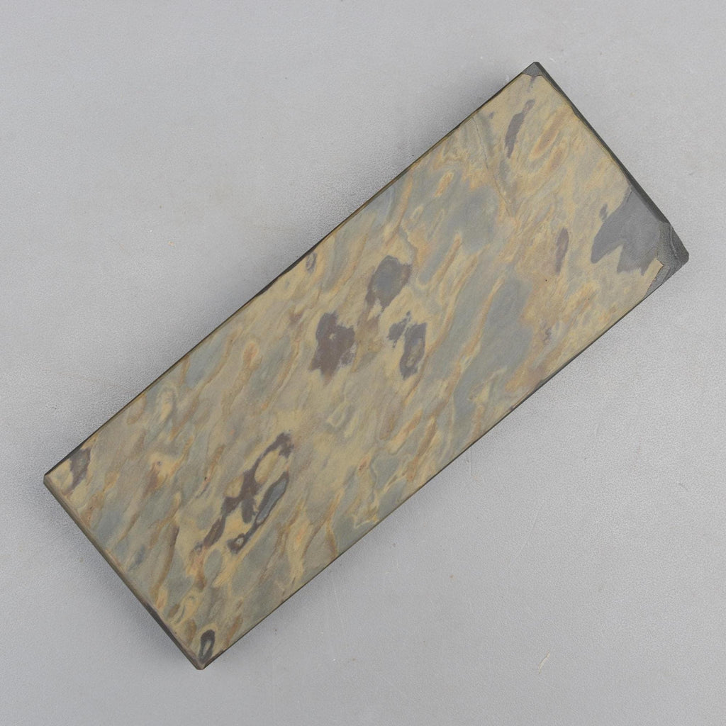 Natural 7'' Idwal ''Flame'' Welsh Novaculite Fine Hone Sharpening Stone