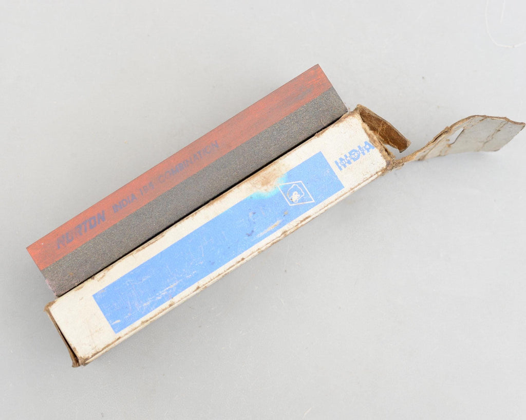 Norton India Bear Combination Oilstone IB6 Sharpening Stone