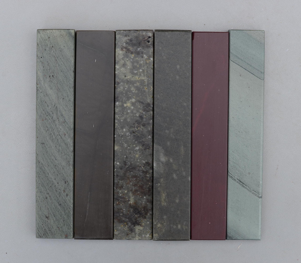 Set 6 Natural Fine Hone Sharpening Stones Charnley Forest Llyn Melynllyn Glanrafon Idwal