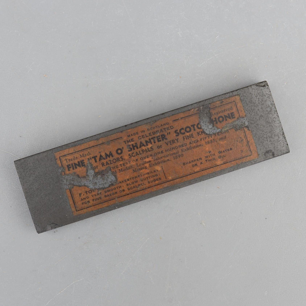 Natural Tam O Shanter Scotch Fine Hone Sharpening Stone