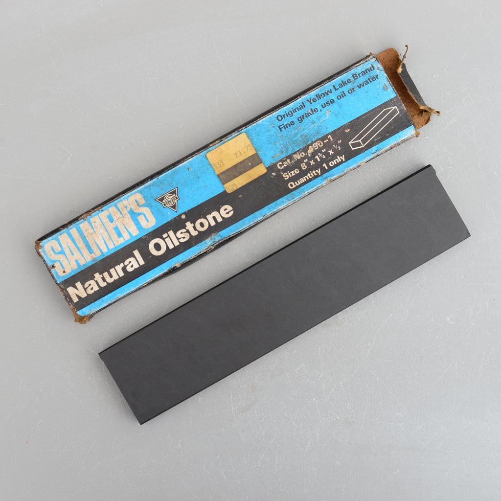 Salmen 8'' Natural Grey Yellow Lake Hone Sharpening Stone
