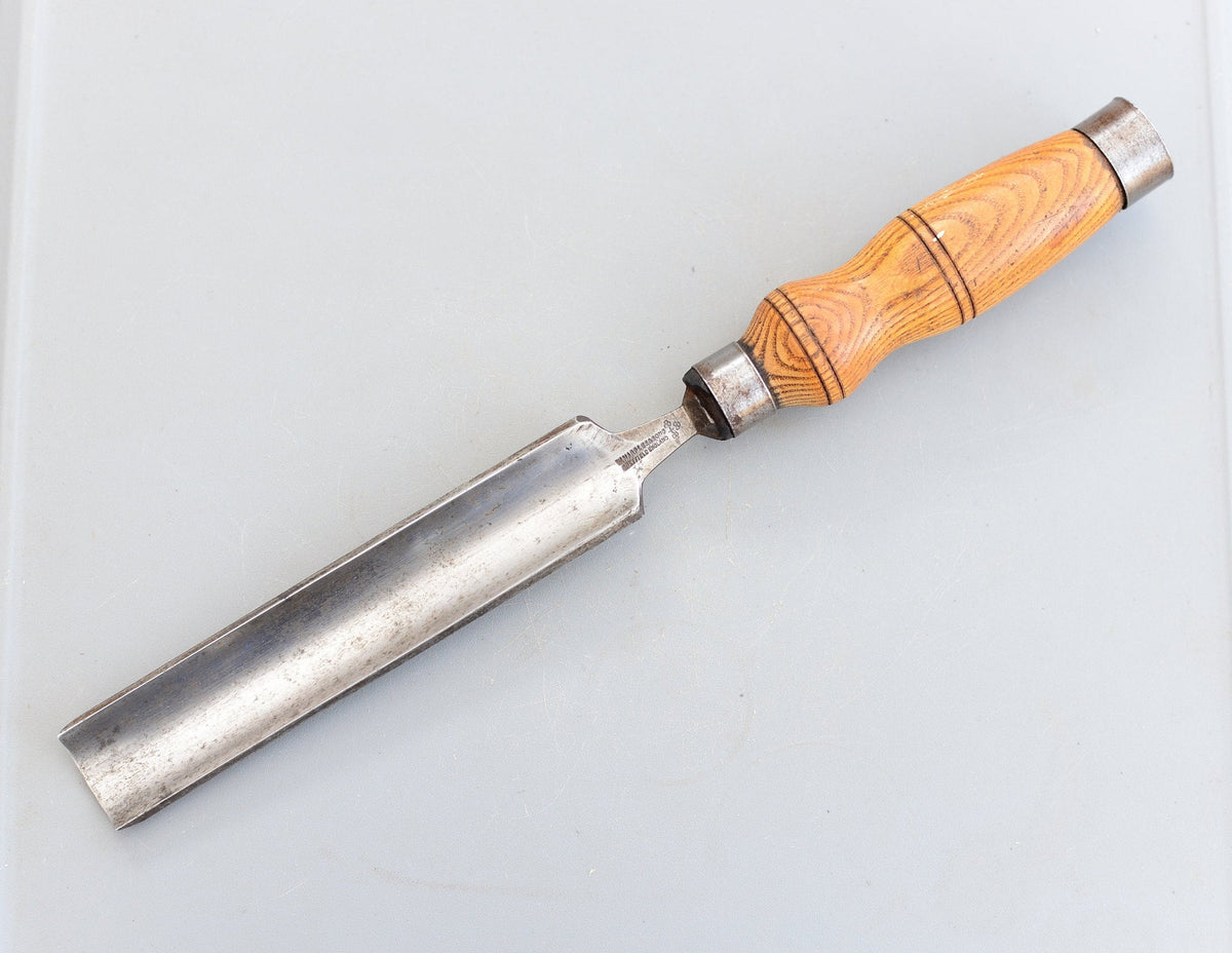 Vintage Rare Large 39mm Gouge W. Marples & Sons Rounded Timber Framing Chisel