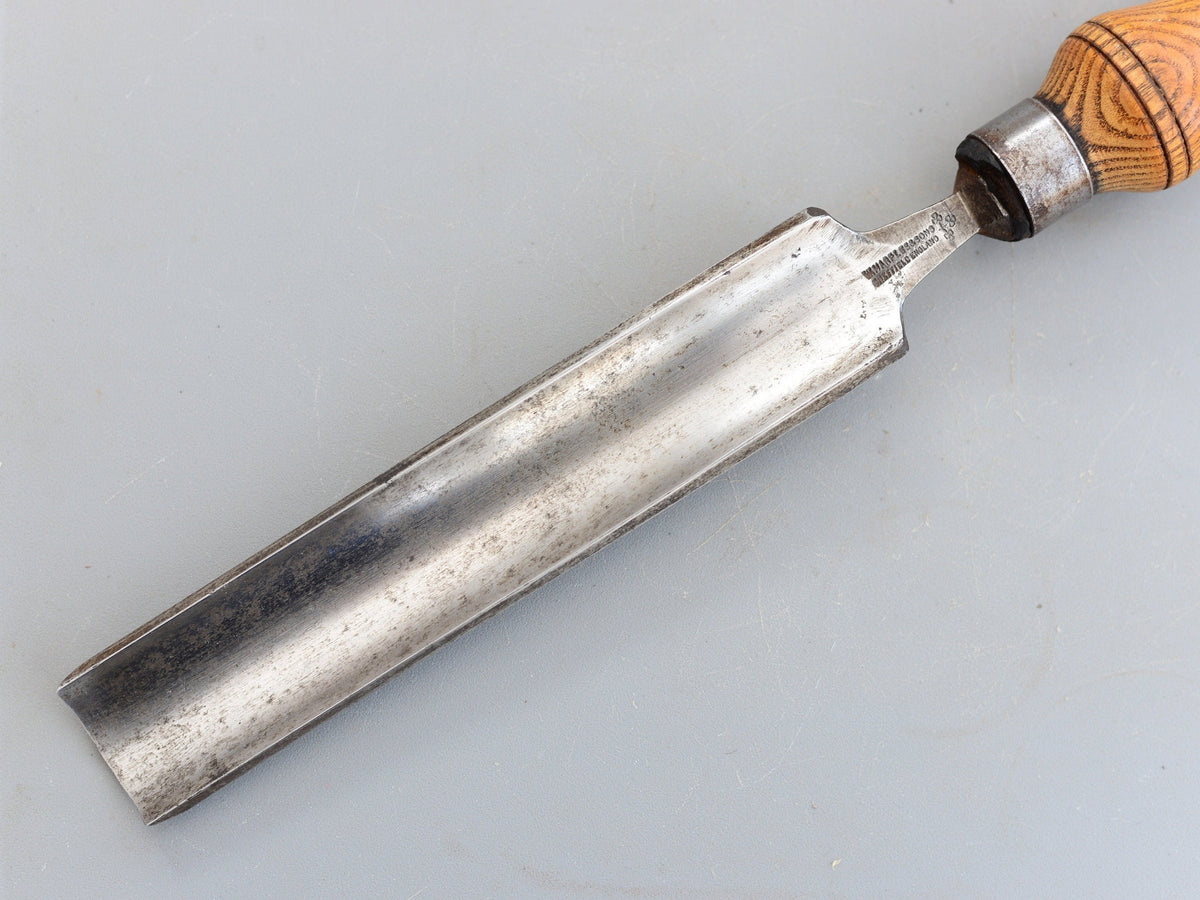Vintage Rare Large 39mm Gouge W. Marples & Sons Rounded Timber Framing Chisel