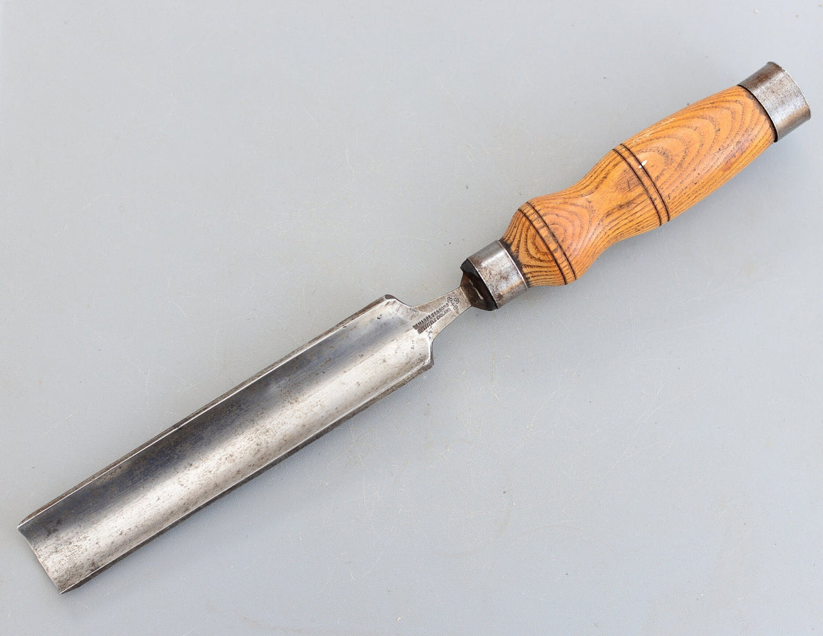 Vintage Rare Large 39mm Gouge W. Marples & Sons Rounded Timber Framing Chisel
