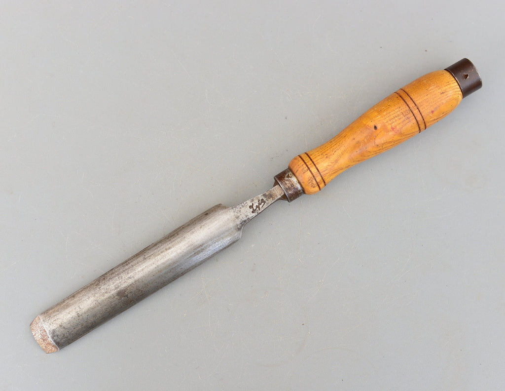 Vintage Rare Large 28mm Gouge S. Tyzack & Son Zyto brand Rounded Timber Framing Chisel