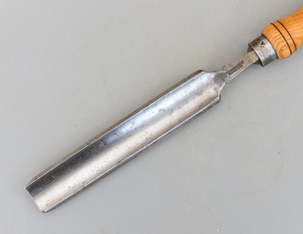 Vintage Rare Large 28mm Gouge S. Tyzack & Son Zyto brand Rounded Timber Framing Chisel