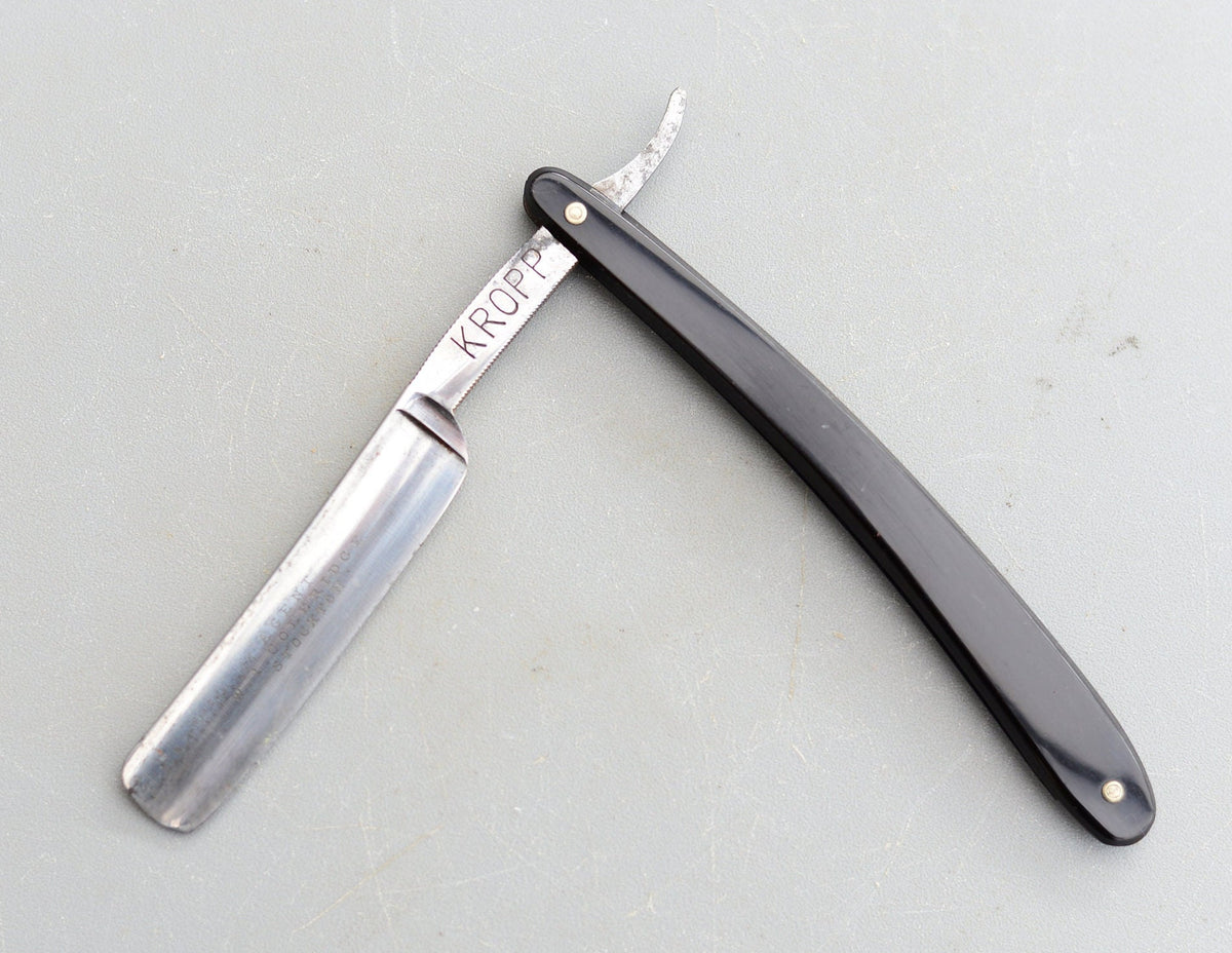 Vintage KROPP Germany Agent W.I. Coleridge Stockton Straight Razor
