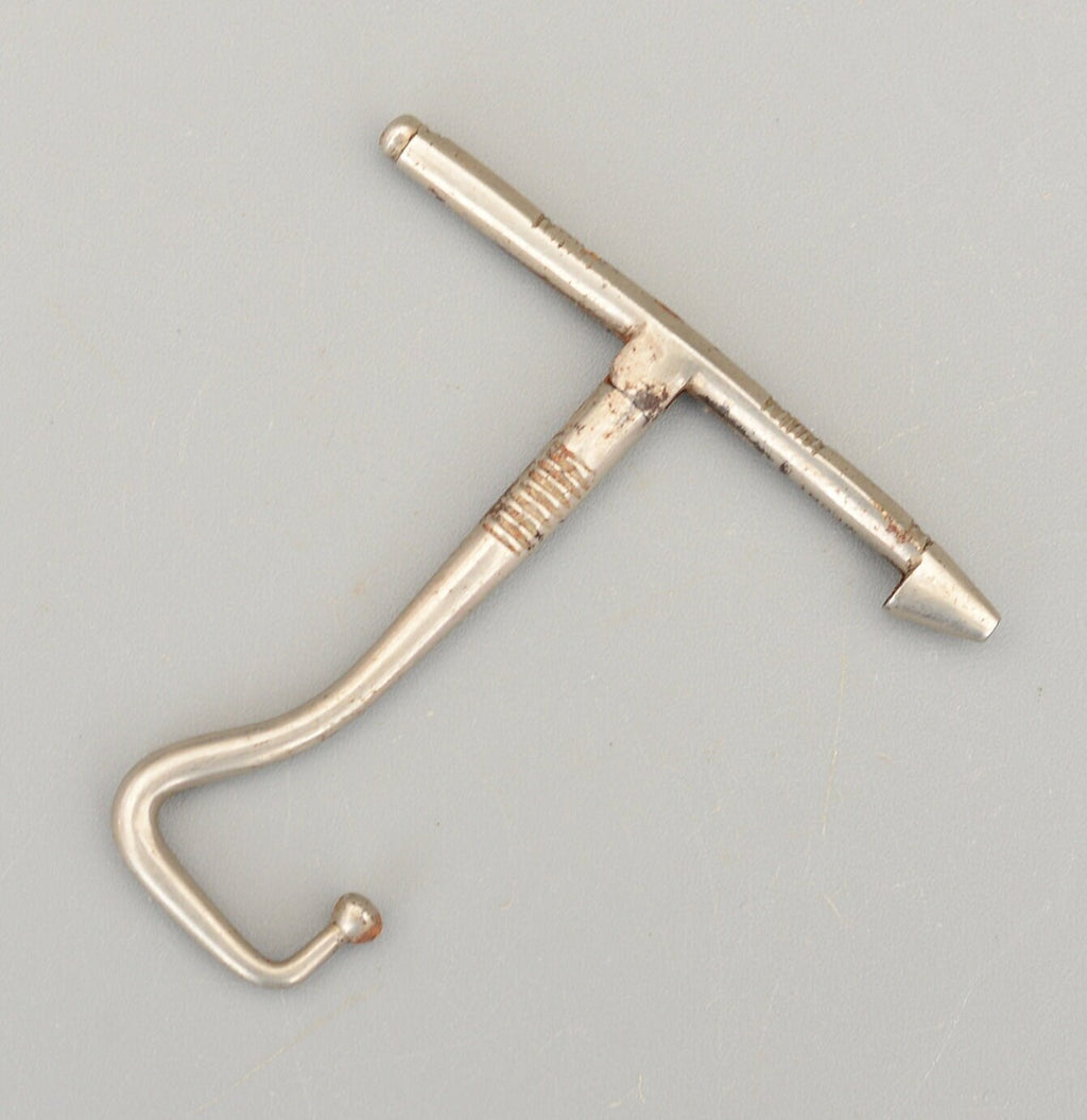 Vintage MECHI Military Folding Boot Jack Boot Pulls Hole Punch