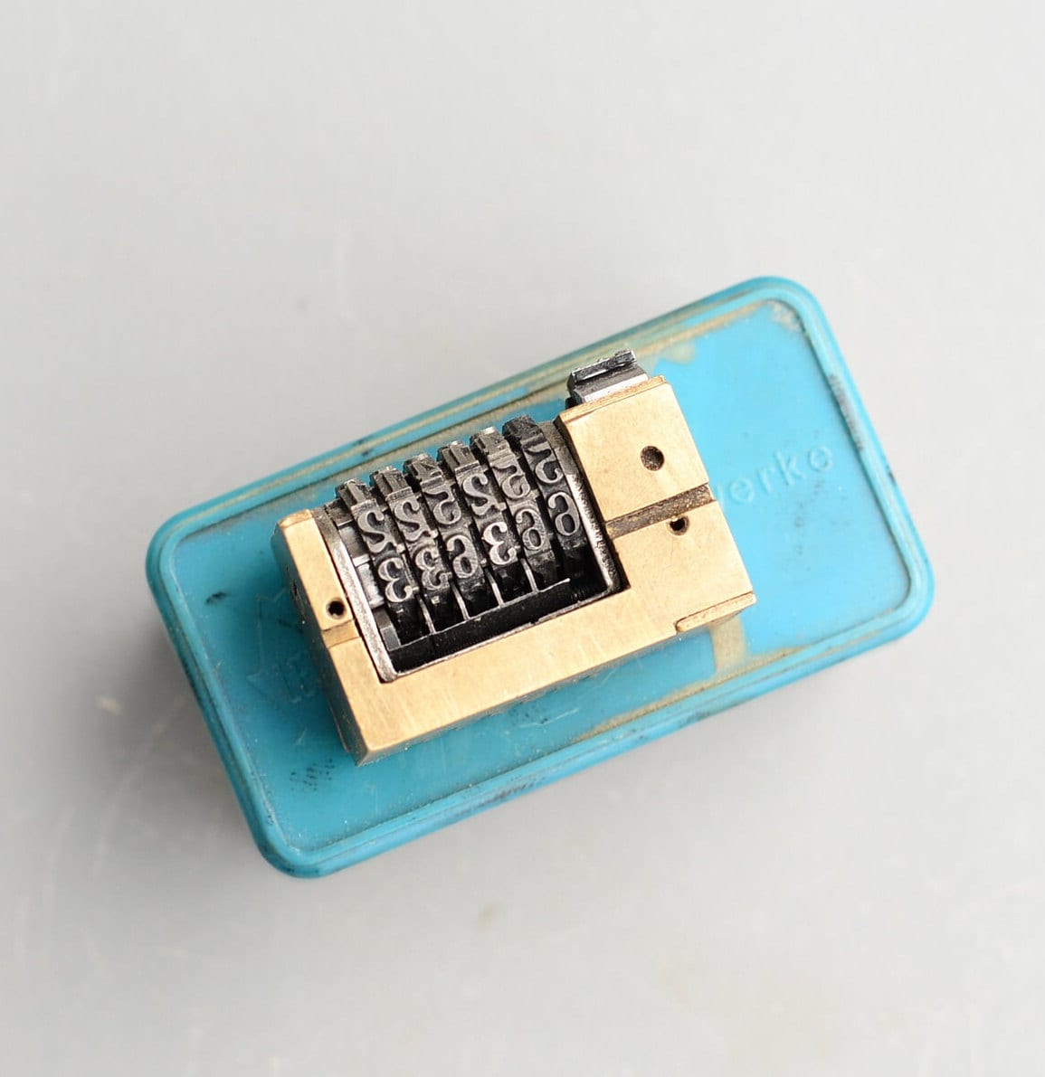 Vintage No 17646 Numbering Machine No 6 Digit Letterpress