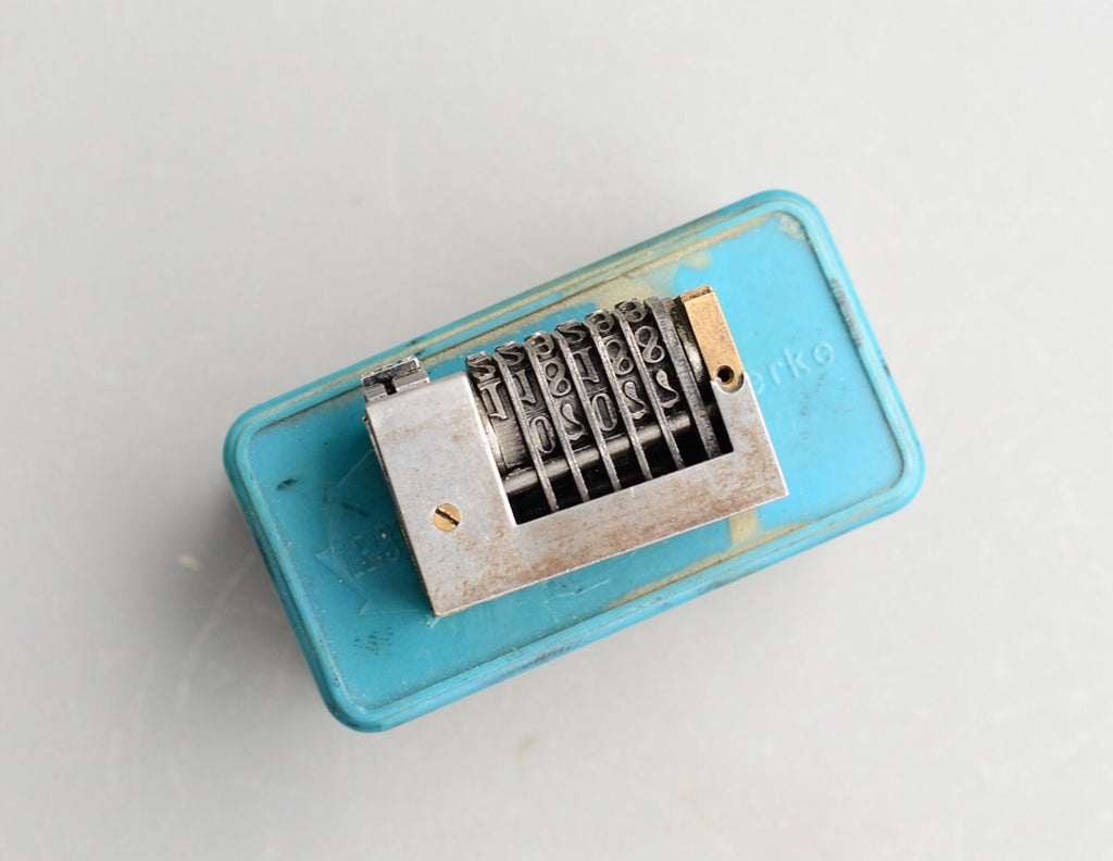 Vintage No 17646 Numbering Machine No 6 Digit Letterpress