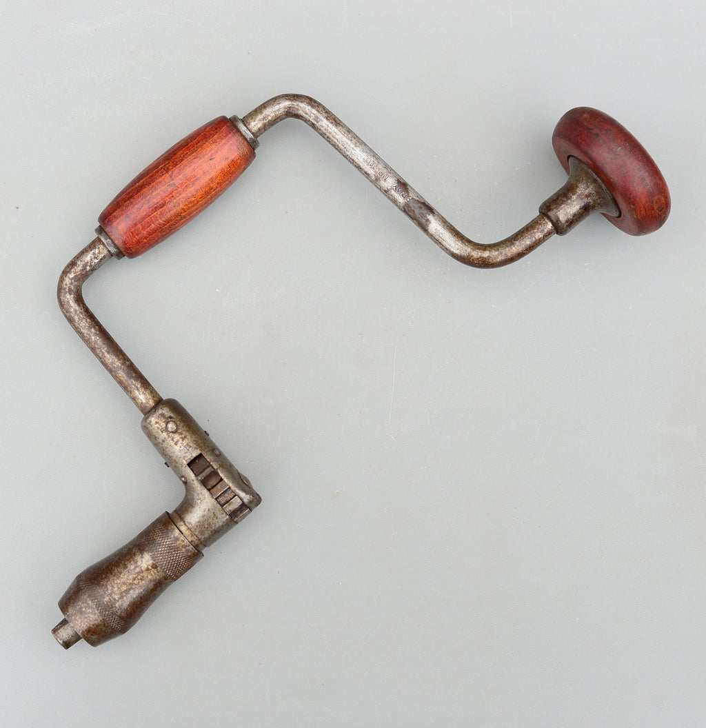 Vintage STANLEY Rule & Level USA Fray No 810 Ratchet Bit Brace Hand Drill