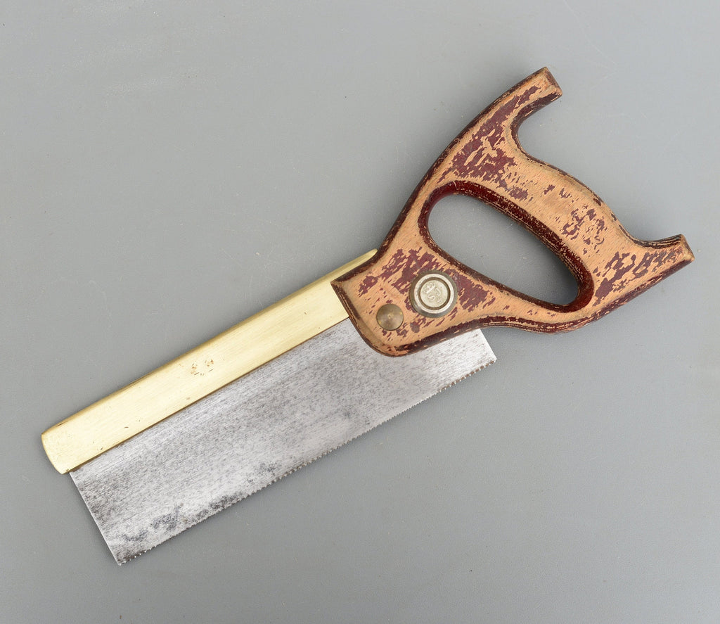 Vintage Spear & Jackson Sheffield Brass Back Dovetail Tenon Hand Saw