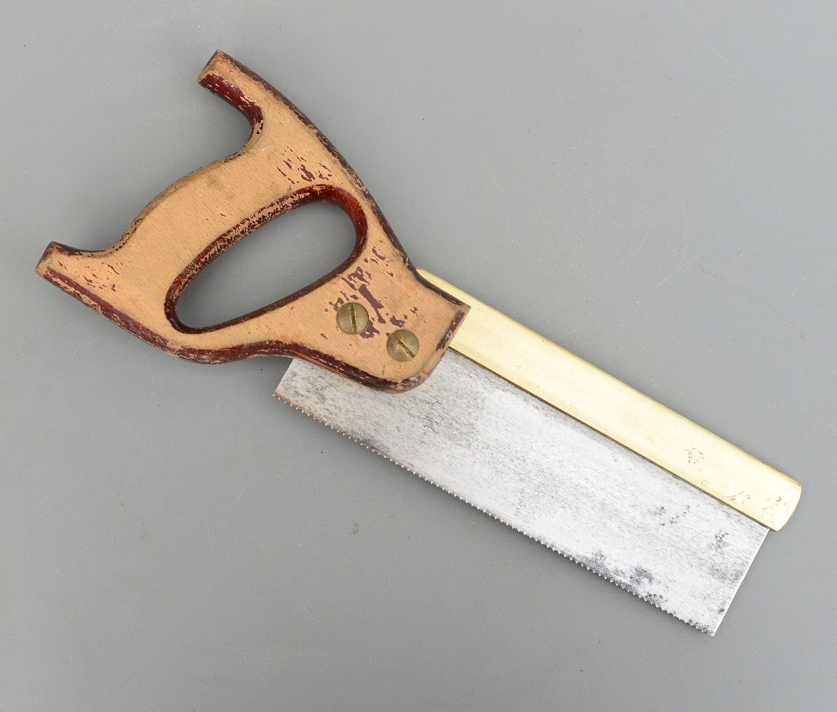 Vintage Spear & Jackson Sheffield Brass Back Dovetail Tenon Hand Saw