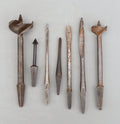 Set 7 Vintage Auger Wood Drill Bit for Bit Brace Sheffield