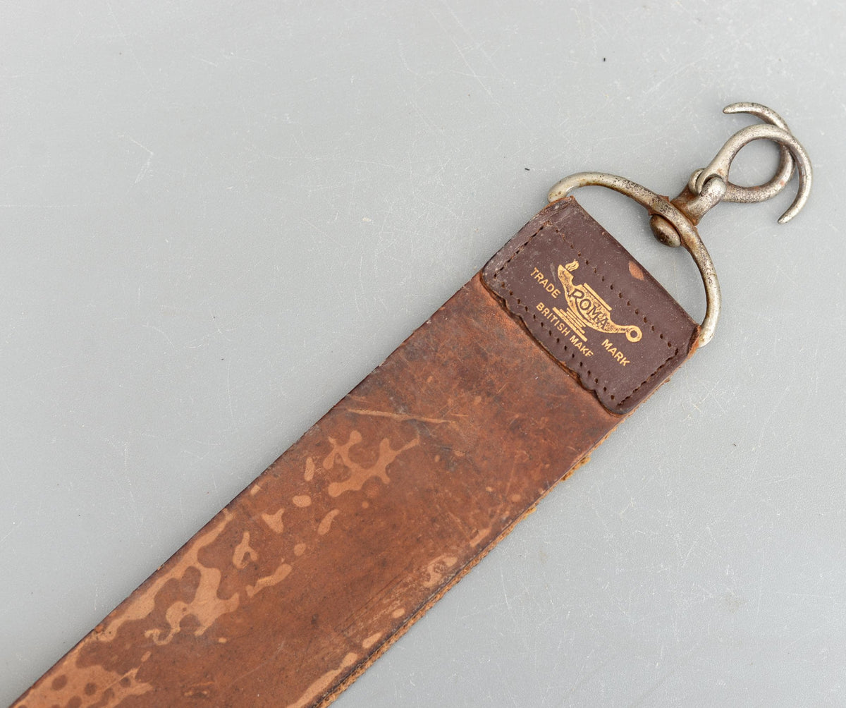 Vintage ROMA Straight Razor Leather Strop England