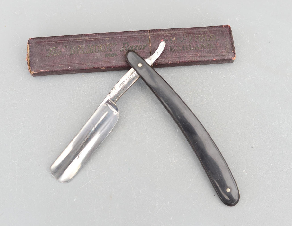Vintage Rare BELMOOR John A.Ryall Sheffield Straight Razor
