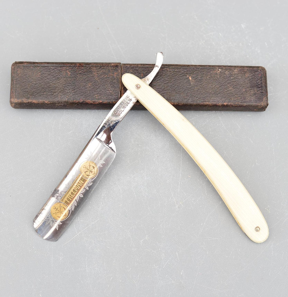 Vintage FREEMAN No 1912 Garantie Solingen Germany Straight Razor