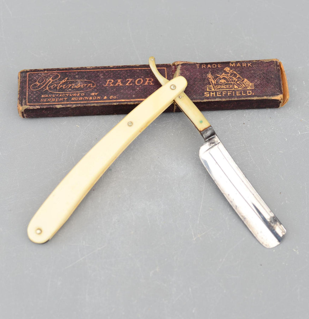 Vintage Herbert Robinson and Co Sheffield England Straight Razor