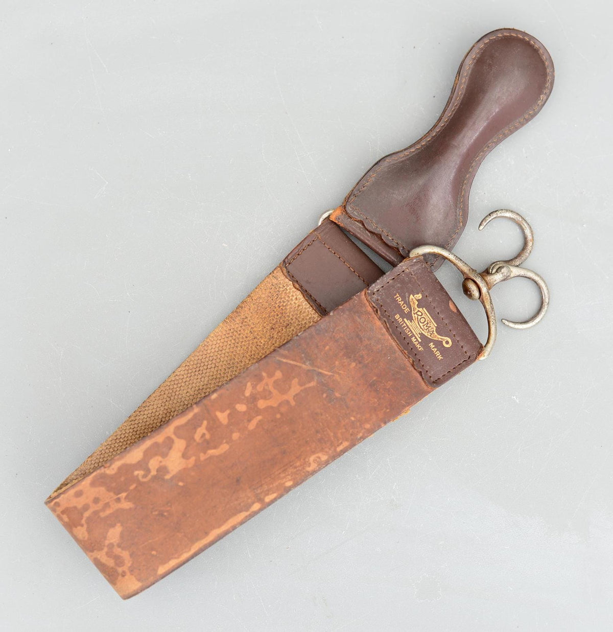 Vintage ROMA Straight Razor Leather Strop England